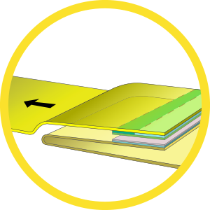 The TamaWrap® Z-LOCK® wrap portion concept